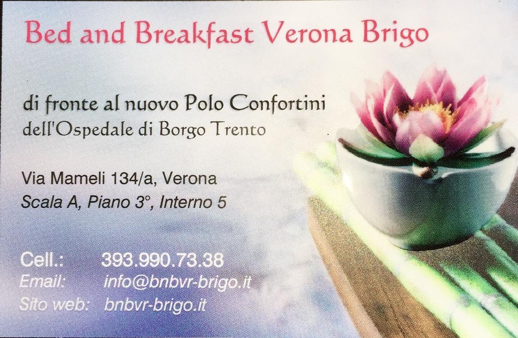 Bed And Breakfast Verona Brigo Buitenkant foto
